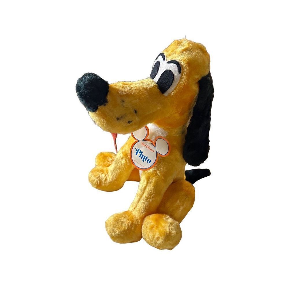 Vintage 1950s Walt Disney Productions 16” Pluto Plush with original tags Rare